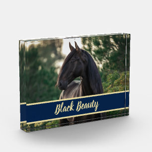 Bloque Para Fotos Personalizable/foto de caballo personalizado con n