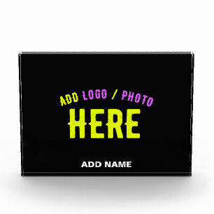 BLOQUE PARA FOTOS PERSONALIZABLE MODERNO ESTILO NEGRO VERIFICADO MAR