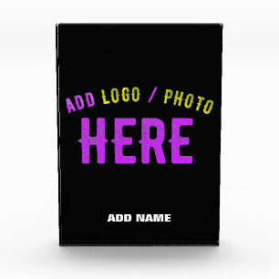 BLOQUE PARA FOTOS PERSONALIZABLE MODERNO ESTILO NEGRO VERIFICADO MAR