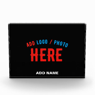 BLOQUE PARA FOTOS PERSONALIZABLE MODERNO ESTILO NEGRO VERIFICADO MAR