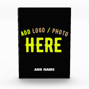 BLOQUE PARA FOTOS PERSONALIZABLE MODERNO ESTILO NEGRO VERIFICADO MAR