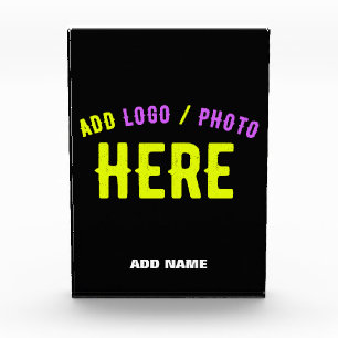 BLOQUE PARA FOTOS PERSONALIZABLE MODERNO ESTILO NEGRO VERIFICADO MAR