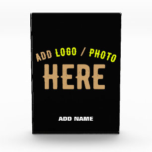 BLOQUE PARA FOTOS PERSONALIZABLE MODERNO ESTILO NEGRO VERIFICADO MAR