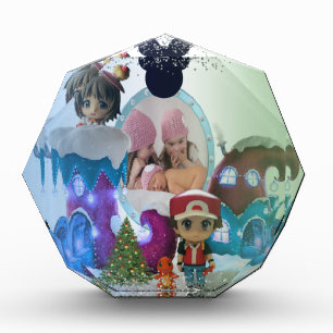 Bloque para fotos personalizada con chicos