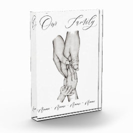 Bloque Para Fotos Personalizada Nuestra Familia