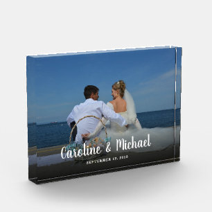 Bloque Para Fotos Personalizado boda personalizado de superposición 