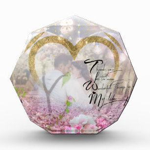 Bloque para fotos personalizado con dedicatorias
