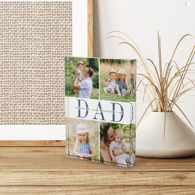Bloque Para Fotos Personalizado Dad Kids (Subido por el creador)