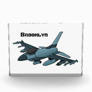 Bloque Para Fotos Personalizado de avión de combate militar