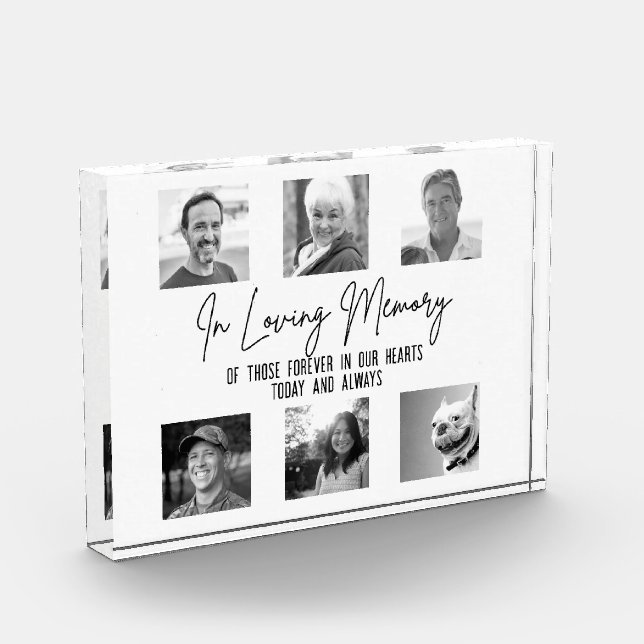 Bloque Para Fotos Personalizado de la memoria amorosa 6 Memorial de  (Izquierda)