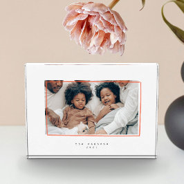 Bloque Para Fotos Personalizado de líneas mínimas