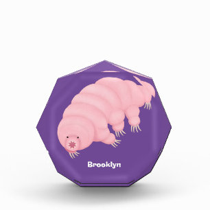 Bloque Para Fotos Personalizado de oso de agua tardígrado rosa y sua