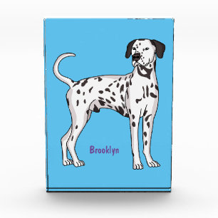 Bloque Para Fotos Personalizado de perro dalmatiano