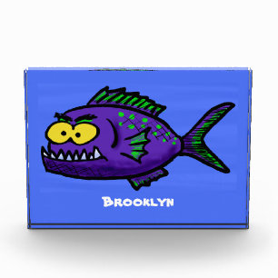 Bloque Para Fotos Personalizado de pescado piraña