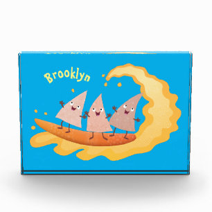 Bloque Para Fotos Personalizado de surf con chips de maíz de nachos