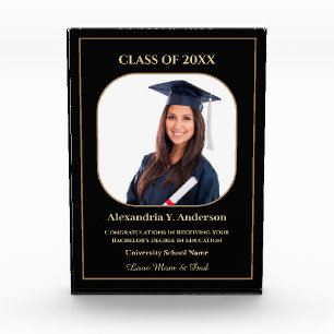 Bloque Para Fotos Personalizado del Premio de la Escuela de Graduaci