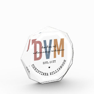 Bloque Para Fotos Personalizado DVM Médica de Regalos de Medicina Ve
