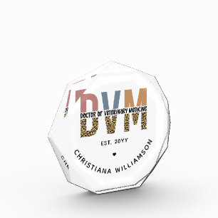 Bloque Para Fotos Personalizado DVM Médica de Regalos de Medicina Ve