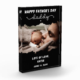 Bloque Para Fotos Personalizado, el día del padre, una delicia Minim