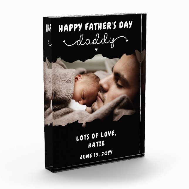 Bloque Para Fotos Personalizado, el día del padre, una delicia Minim (Izquierda)