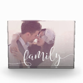 Bloque Para Fotos personalizado elegante y moderno de la familia