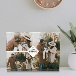 Bloque Para Fotos Personalizado Familia Corazón Minimalista 3 Galerí