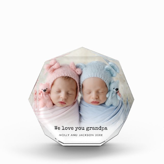 Bloque Para Fotos Personalizado Foto: te queremos los nombres de los (Anverso)