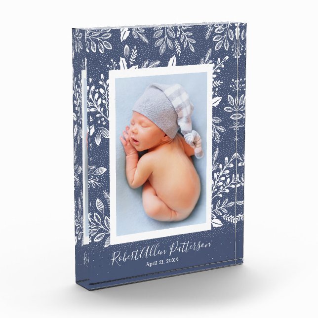 Bloque Para Fotos Personalizado fotográfico clásico del anuncio del  (Izquierda)