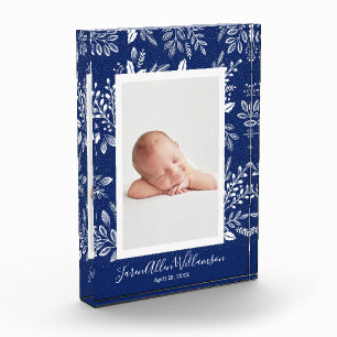 Bloque Para Fotos Personalizado fotográfico clásico del bebé recién