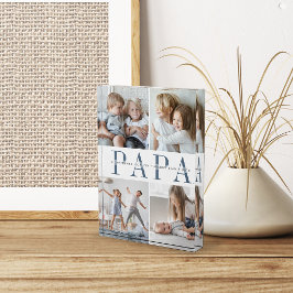 Bloque Para Fotos Personalizado Papa Abuelos