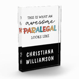 Bloque Para Fotos Personalizado Paralegal Awesome Legal Assistant Fu