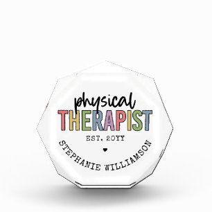 Bloque Para Fotos Personalizado Terapia física PT Regalos de graduac