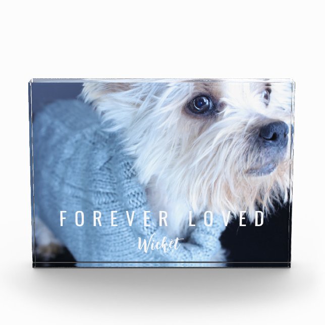 Bloque Para Fotos Personalize It! Forever Loved (Anverso)