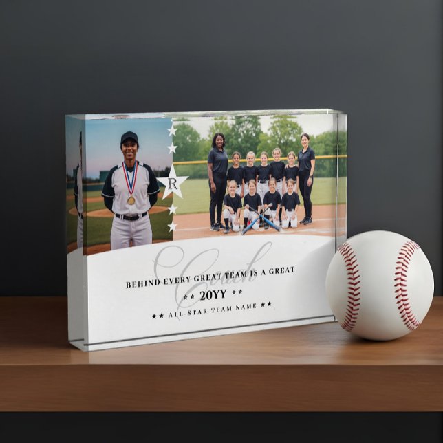 Bloque Para Fotos Personalized Coach Appreciation Gift Team Photos (Personalized Coach Appreciation Gift Team Photos)
