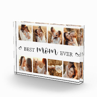 Bloque Para Fotos Personalized Photo Grid Collage | Cute Keepsake