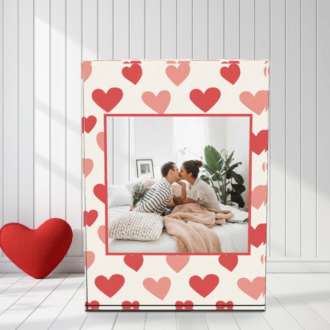 Bloque Para Fotos Personalized Valentine Photo Heart Acrylic Block (Subido por el creador)