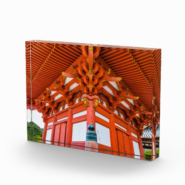 Bloque Para Fotos Perspectiva de Pagoda de abajo hacia arriba, Miyaj (Derecha)