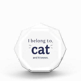 Bloque Para Fotos Pertenezco al gato