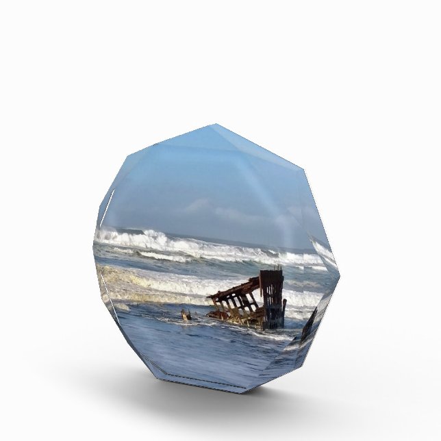 Bloque Para Fotos Peter Iredale Shipwreck, costa de Oregón (Derecha)