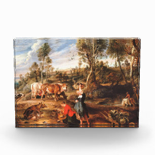 Bloque Para Fotos Peter Paul Rubens Milkmaids con ganado en tierra