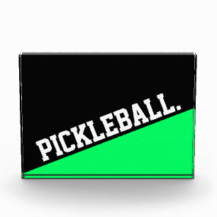 Bloque Para Fotos PICKLEBALL Bright Lime Green Color Block