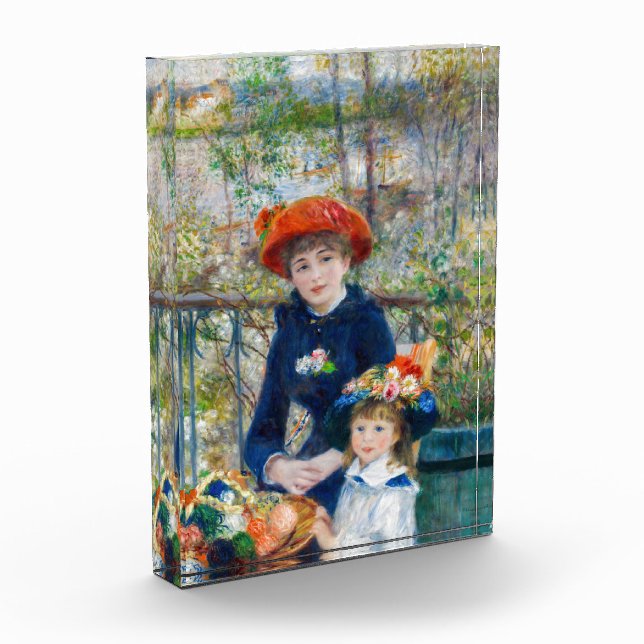 Bloque Para Fotos Pierre-Auguste Renoir - Dos hermanas en la terraza (Izquierda)