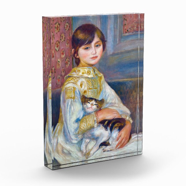 Bloque Para Fotos Pierre-Auguste Renoir - Niño con gato (Izquierda)