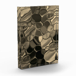 Bloque Para Fotos Piezas marrones, círculos y formas redondeadas