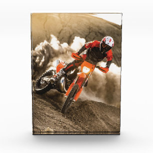 Bloque Para Fotos Piloto de Motocross