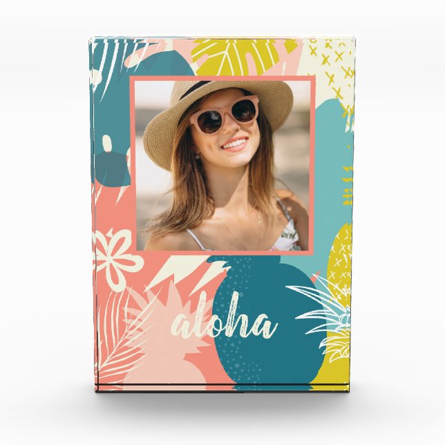 Bloque Para Fotos Piña tropical (Anverso)