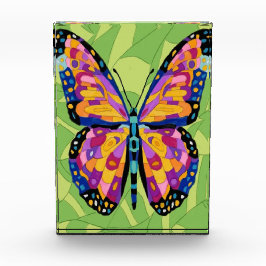 Bloque Para Fotos Pintura abstracta de mariposa