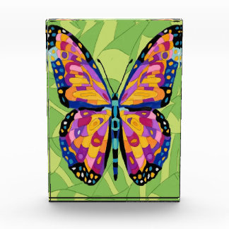 Bloque Para Fotos Pintura abstracta de mariposa