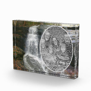 Bloque Para Fotos Pintura de aceite de cascada de bonito