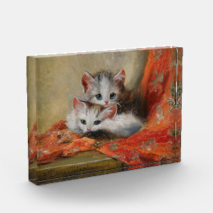 Bloque Para Fotos Pintura de gatos malvados de Meta Plückebaum